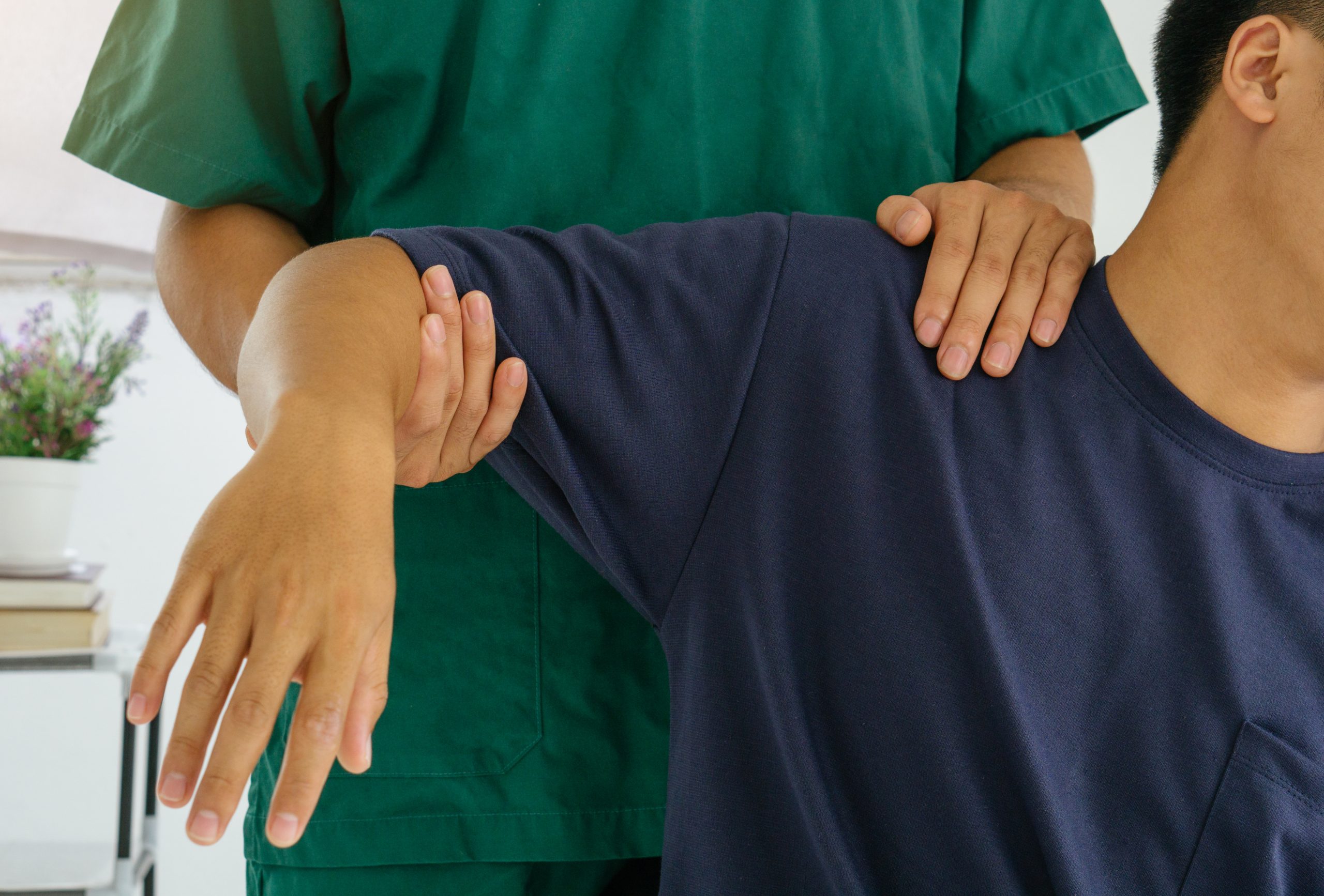 Hands-on treatment session